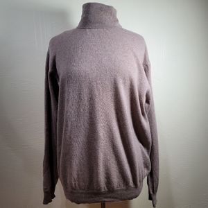Wool cashmere blend made in Italy Centro Basic sweater sz. Large